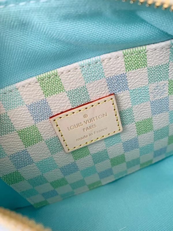 N40515 Crossbody Handheld Women's Bag Color Changing Leather Pillow Bag - Image 11