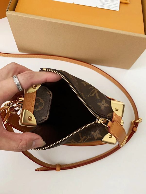 M46815 New Small Side TRUNK Old Flower Handheld Crossbody Women's Bag - Image 5