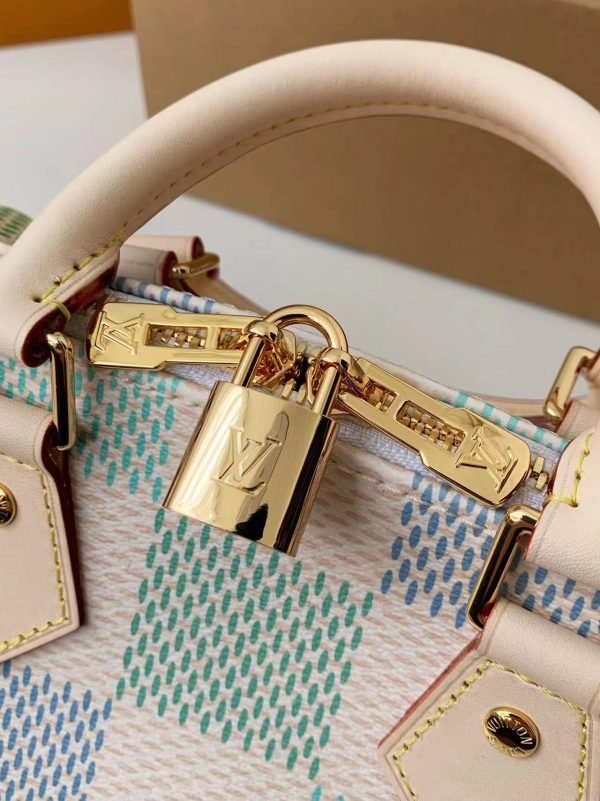 N40515 Crossbody Handheld Women's Bag Color Changing Leather Pillow Bag - Image 9