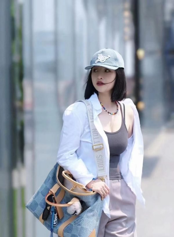 N40702 new WEEKEND TOTE tannin denim bag chip edition - Image 19