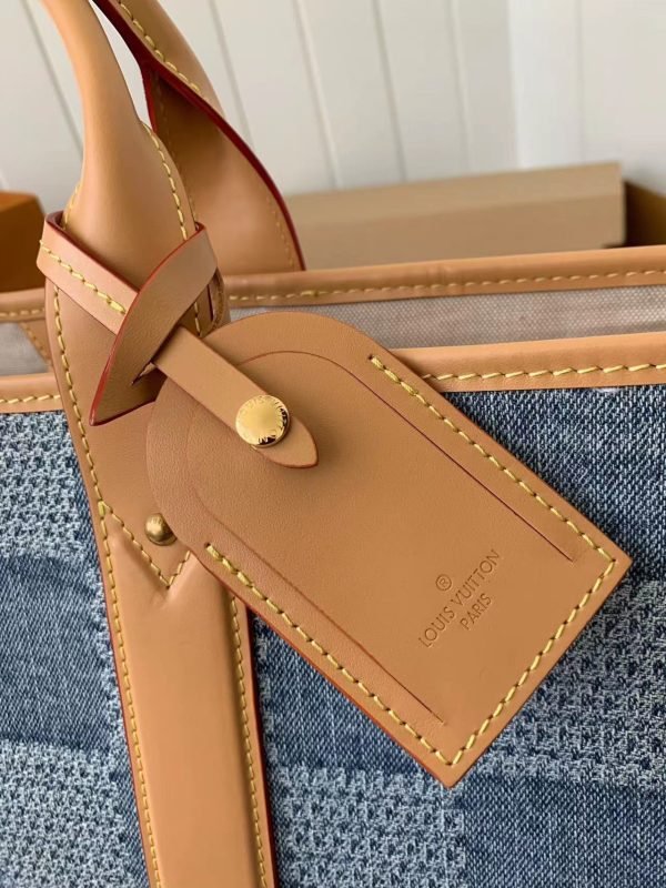 N40702 new WEEKEND TOTE tannin denim bag chip edition - Image 13