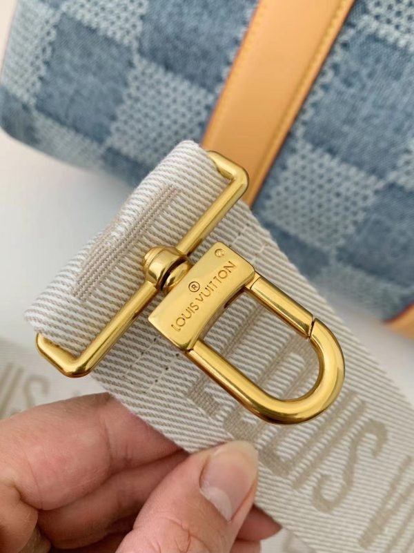 N40702 new WEEKEND TOTE tannin denim bag chip edition - Image 12