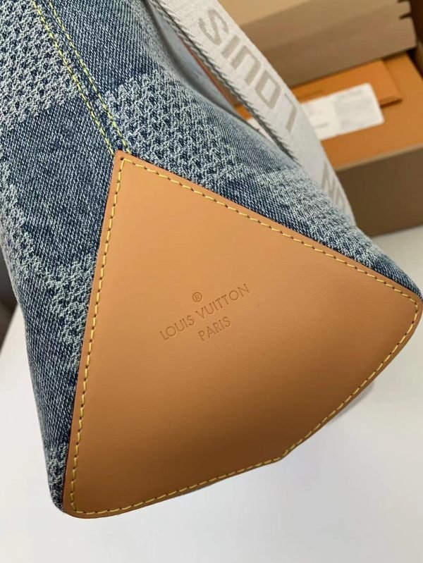 N40702 new WEEKEND TOTE tannin denim bag chip edition - Image 10