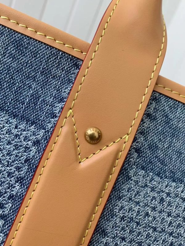 N40702 new WEEKEND TOTE tannin denim bag chip edition - Image 9